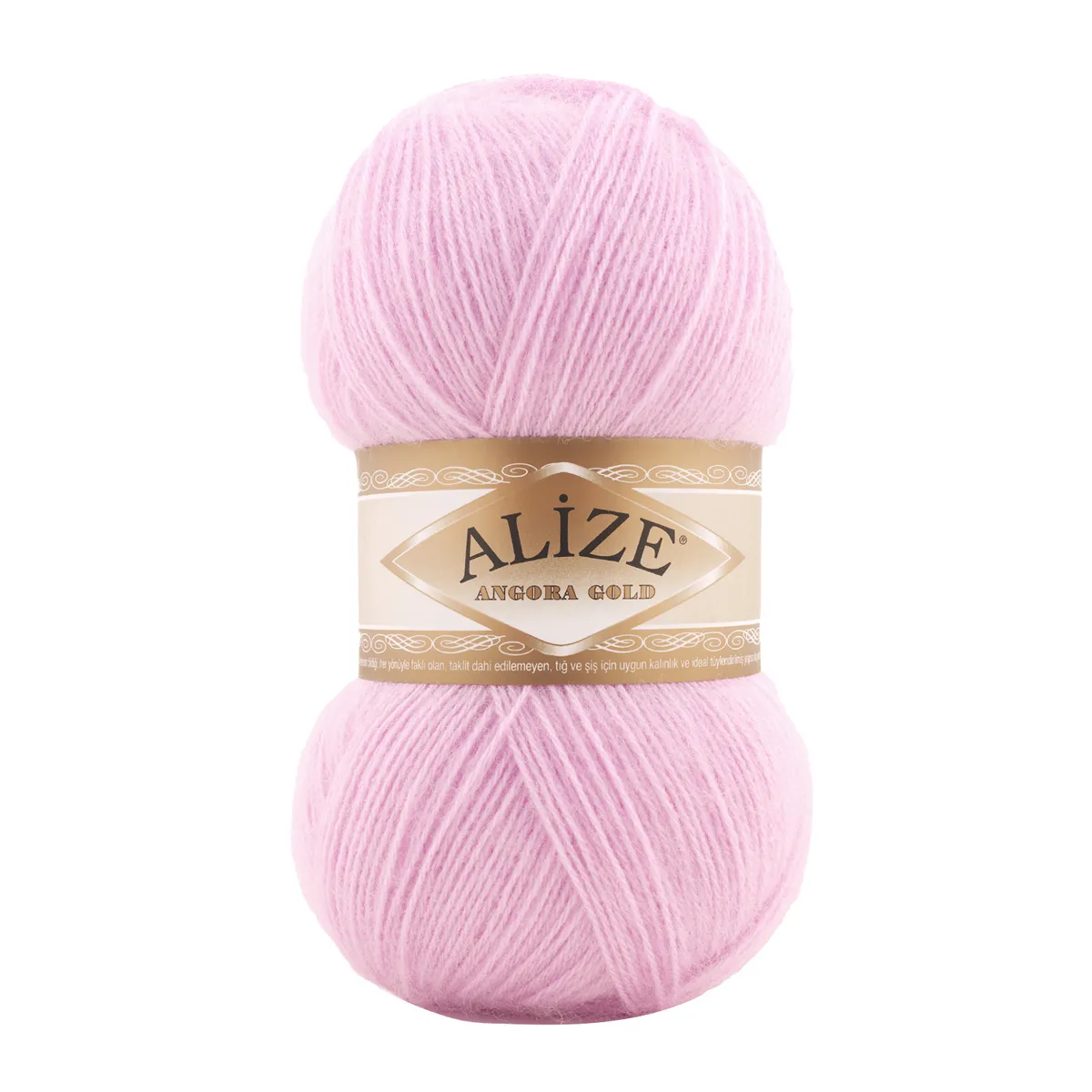 Alize Angora Gold Örgü İpi PASTEL PEMBE/185 - 1