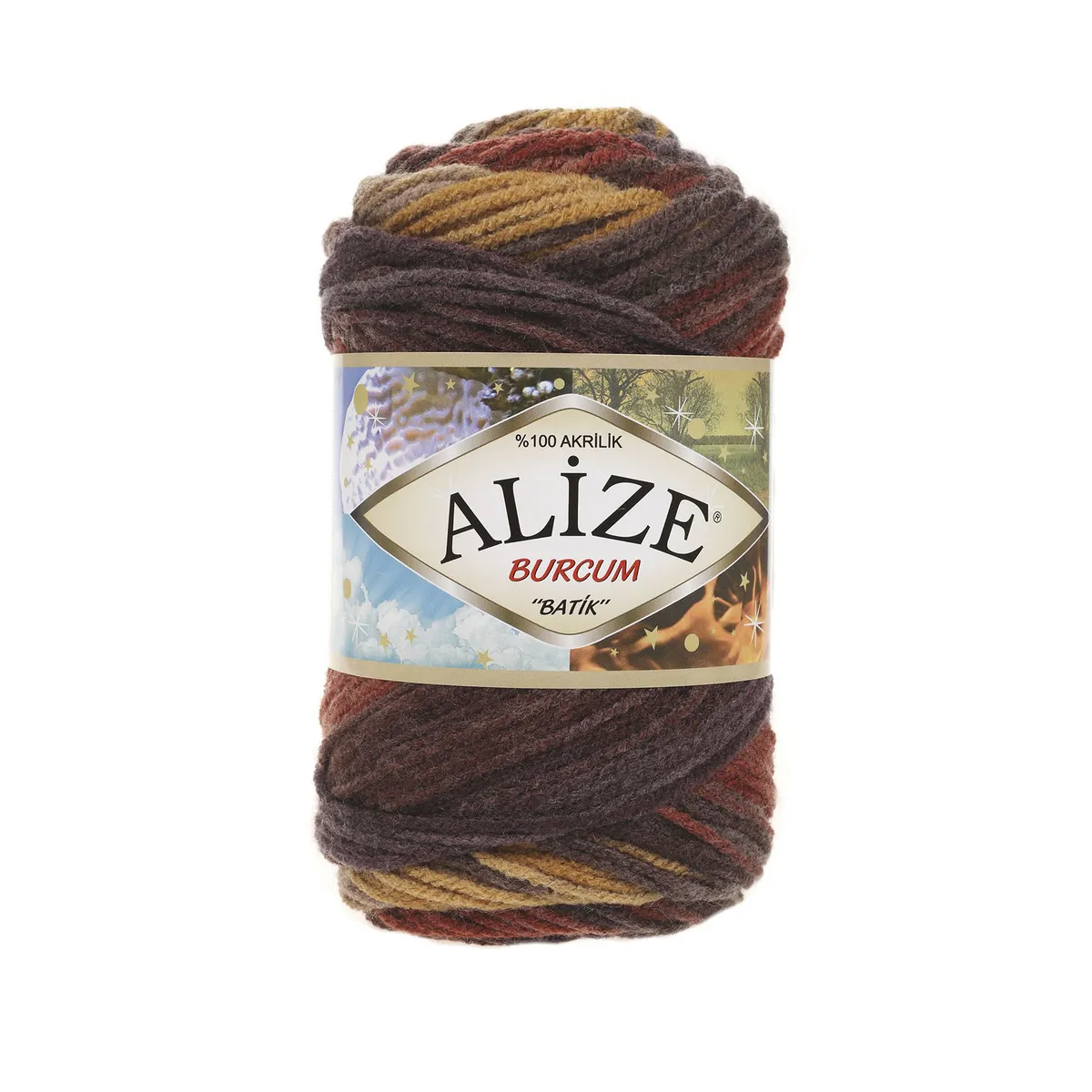 ALİZE - Alize Burcum Batik Örgü İpi 3379
