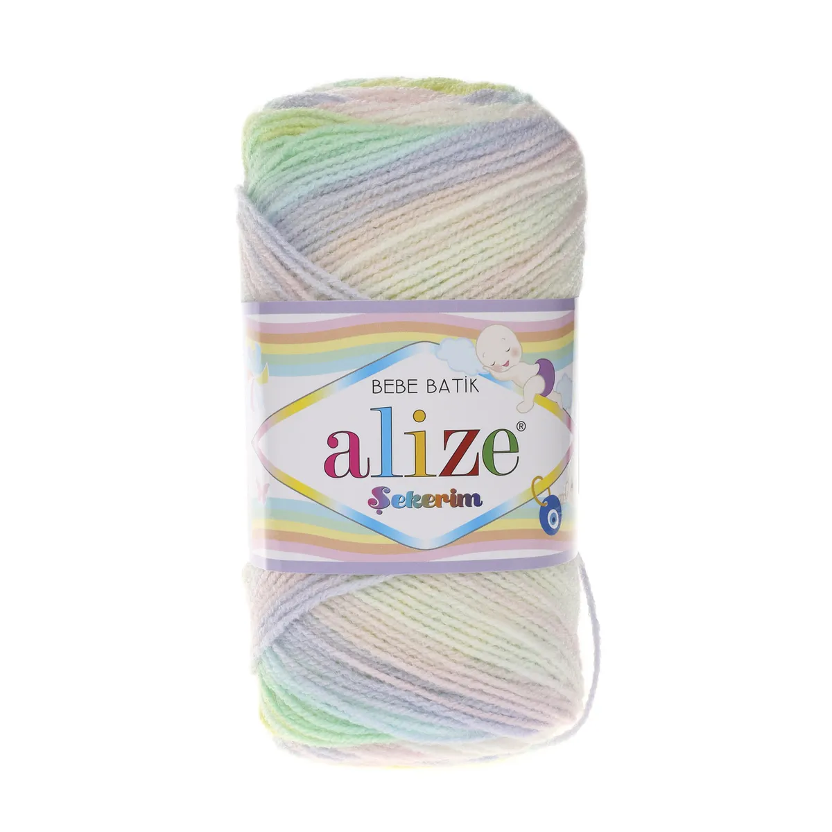 Alize - Alize Şekerim Bebe Batik Örgü İpi 2132