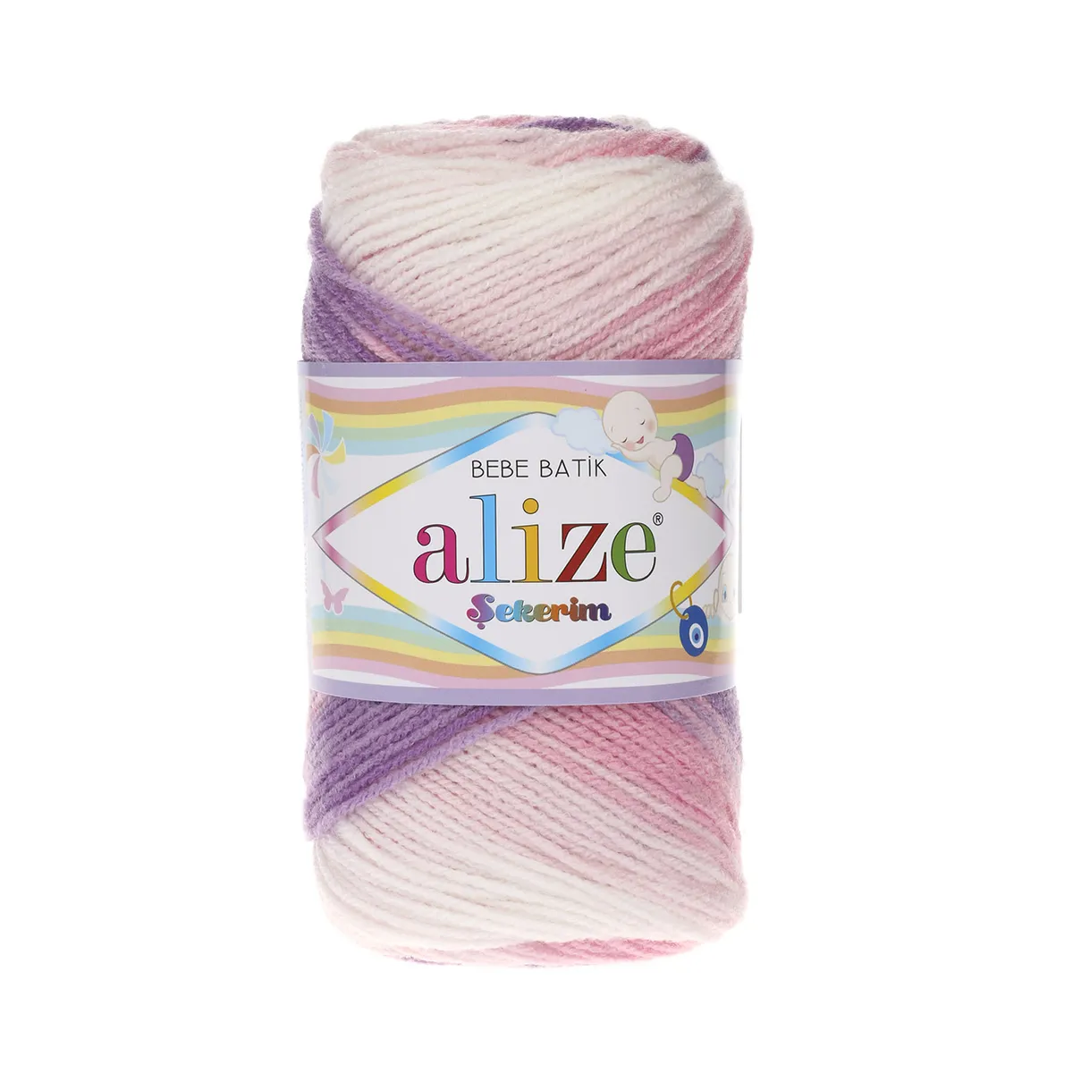 Alize - Alize Şekerim Bebe Batik Örgü İpi 2135