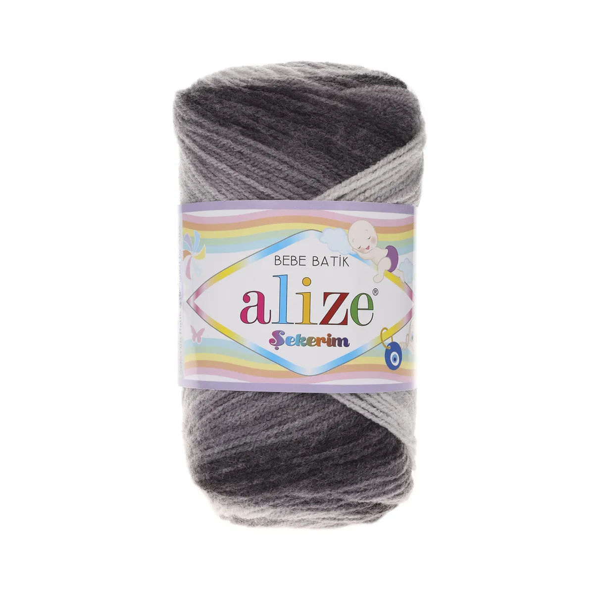 ALİZE - Alize Şekerim Bebe Batik Örgü İpi 2881