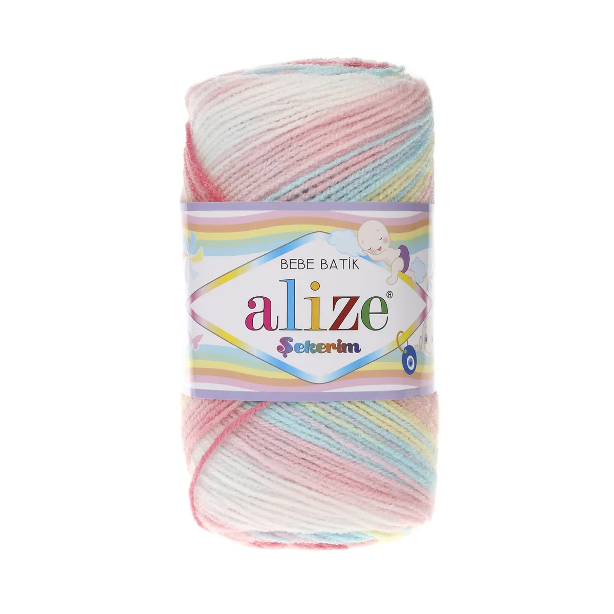 Alize - Alize Şekerim Bebe Batik Örgü İpi 3045