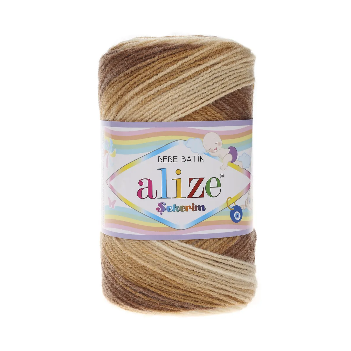 ALİZE - Alize Şekerim Bebe Batik Örgü İpi 3050