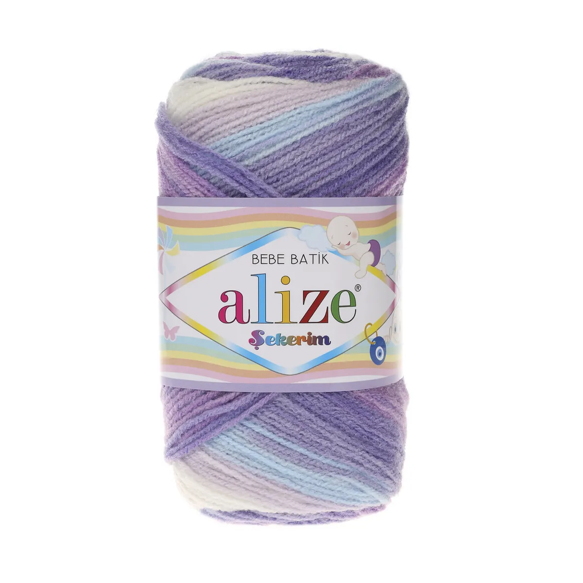 ALİZE - Alize Şekerim Bebe Batik Örgü İpi 3483