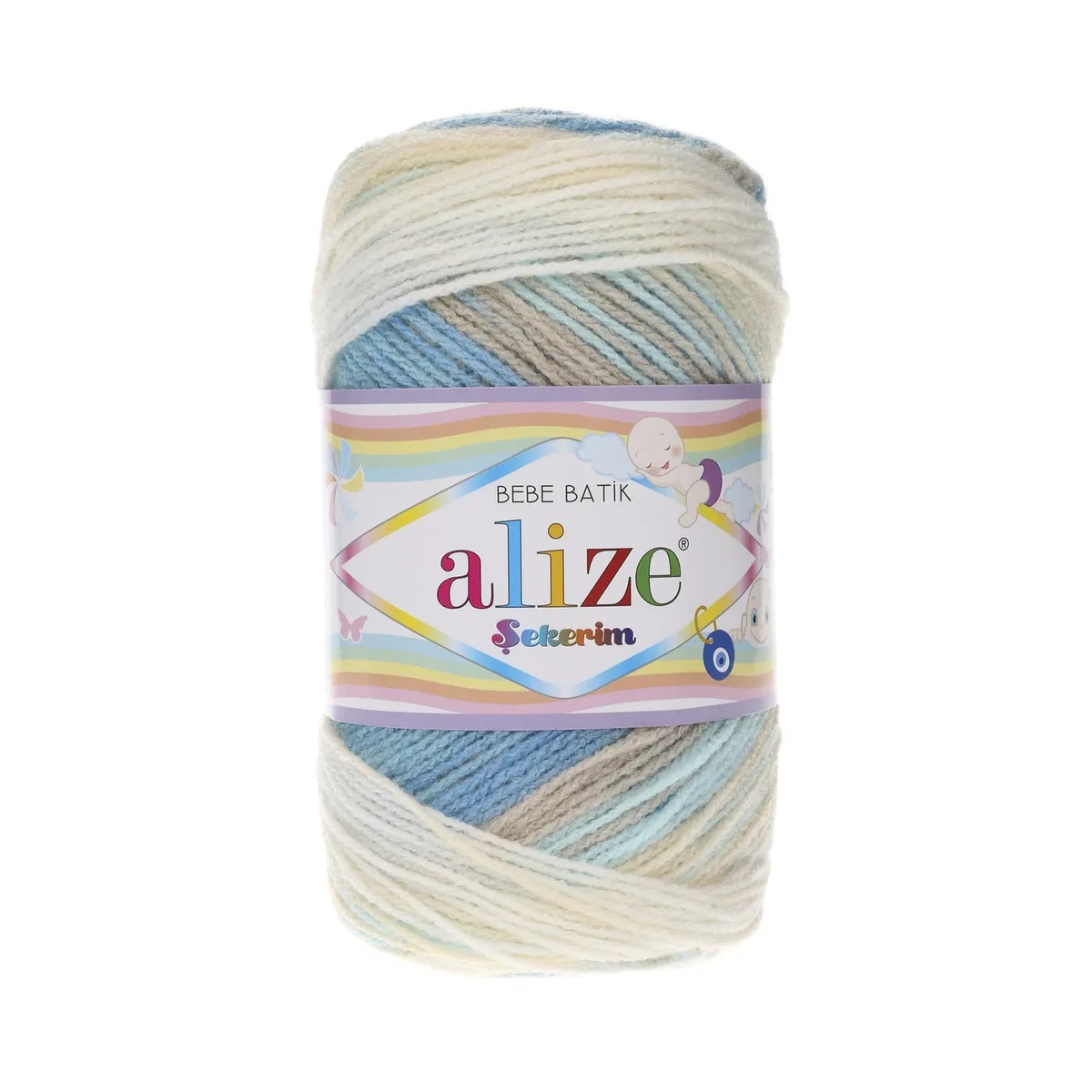 ALİZE - Alize Şekerim Bebe Batik Örgü İpi 4398