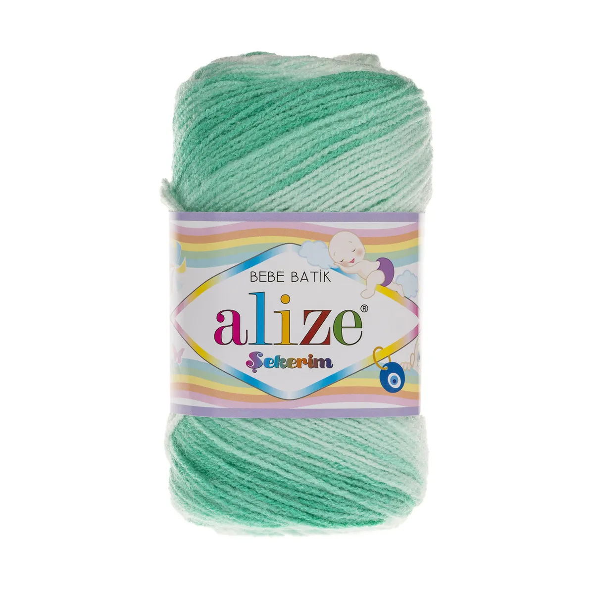 Alize - Alize Şekerim Bebe Batik Örgü İpi 6317
