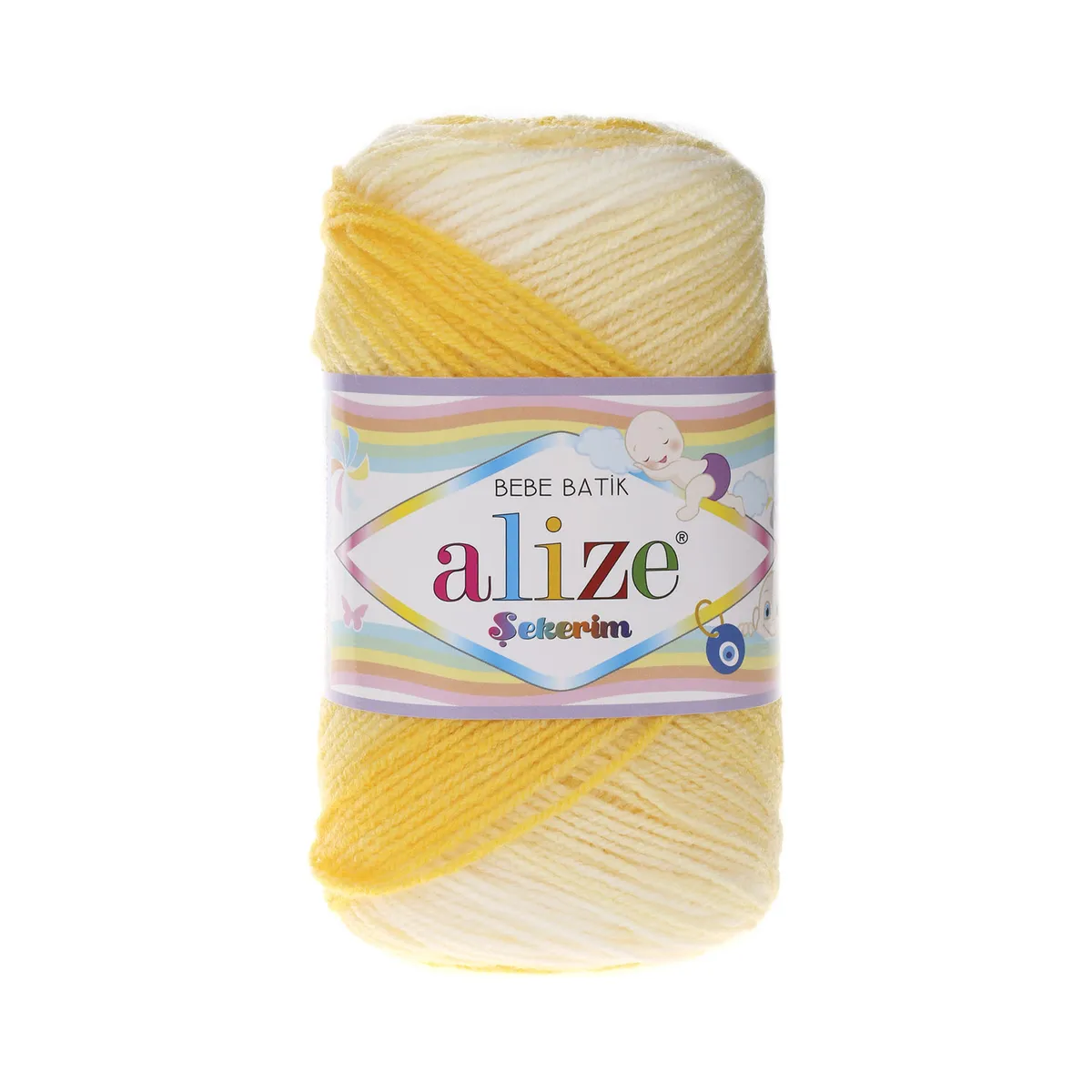 Alize - Alize Şekerim Bebe Batik Örgü İpi 6318
