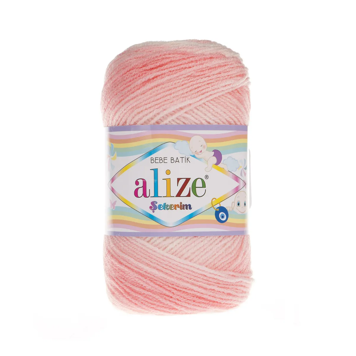 Alize - Alize Şekerim Bebe Batik Örgü İpi 6319