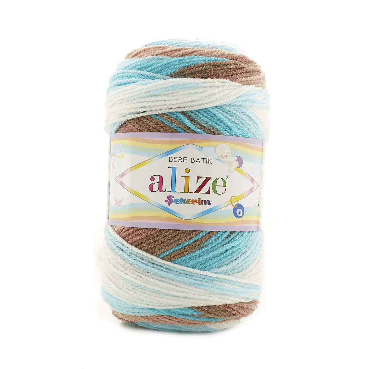 ALİZE - Alize Şekerim Bebe Batik Örgü İpi 6320