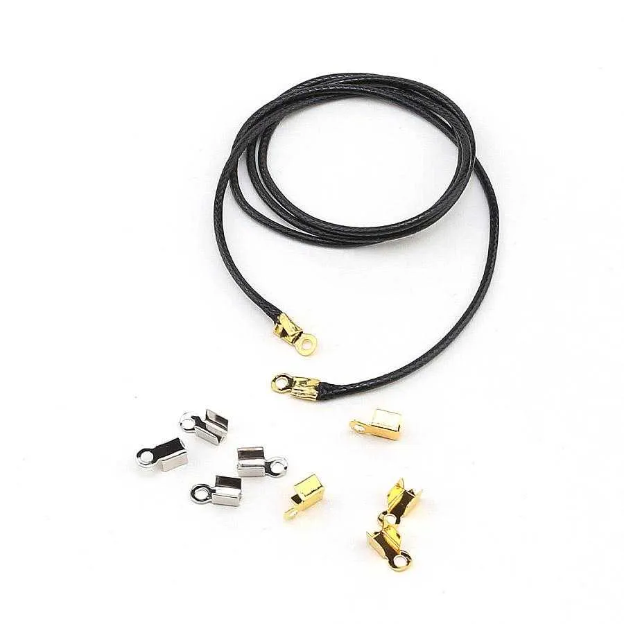 Bileklik ve Kolye Kapama 20 Adet : Siyah - Thumbnail