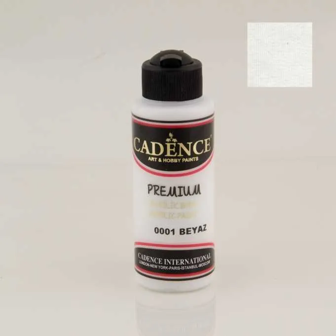 Cadence - Cadence Akrilik Boya – 0001:Beyaz 120ml