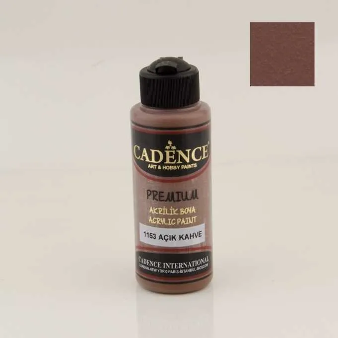 Cadence - Cadence Akrilik Boya – 1153:Açık Kahve 120ml