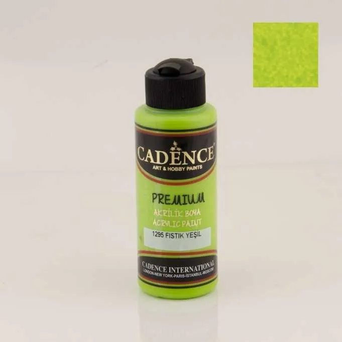 Cadence - Cadence Akrilik Boya – 1295:Fıstık Yeşili 120ml