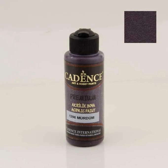 Cadence - Cadence Akrilik Boya – 1296:Mürdüm 120ml