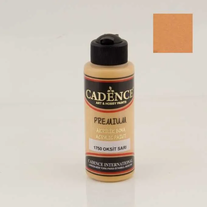 Cadence - Cadence Akrilik Boya – 1750:Oksit Sarı 120ml