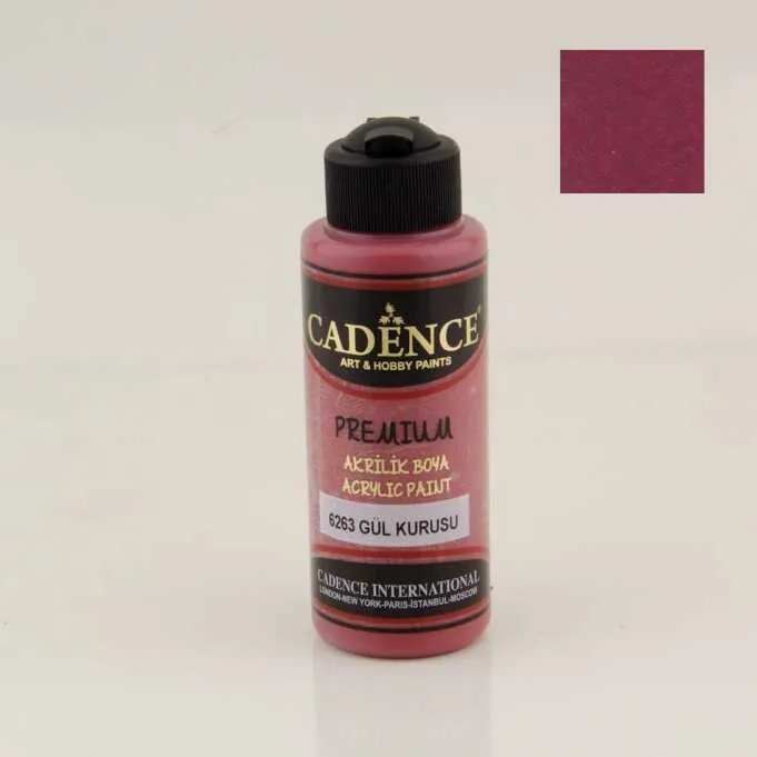 Cadence - Cadence Akrilik Boya – 6263:GÜL KURUSU 120ml