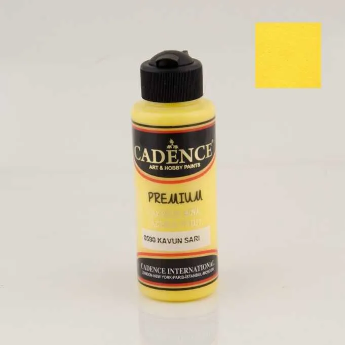 Cadence - Cadence Akrilik Boya – 755:LİMON SARI 120ml