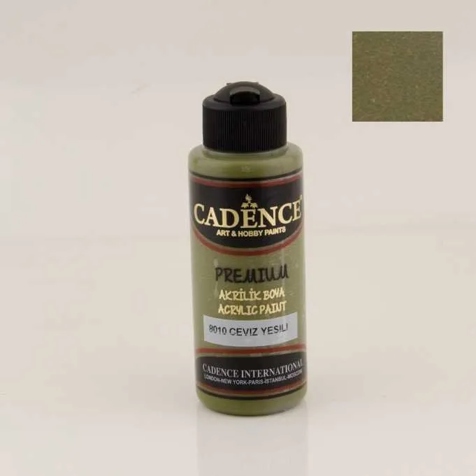 Cadence Akrilik Boya – 8010:Ceviz Yeşili 120ml