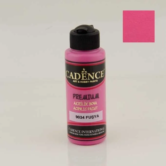 Cadence - Cadence Akrilik Boya – 9034:Fuşya 120ml