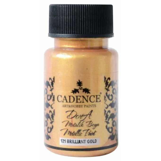 Cadence - Cadence Dora Metalik - 121:BRİLLİANT GOLD 50ml