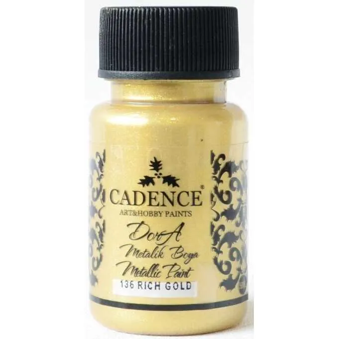Cadence - Cadence Dora Metalik - 136:R,GOLD 50ml