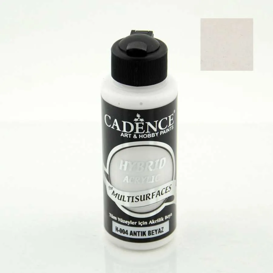 Cadence - Cadence Hybrid Multisurfaces Akrilik Boya – H004:ANTİK BEYAZ 120ml