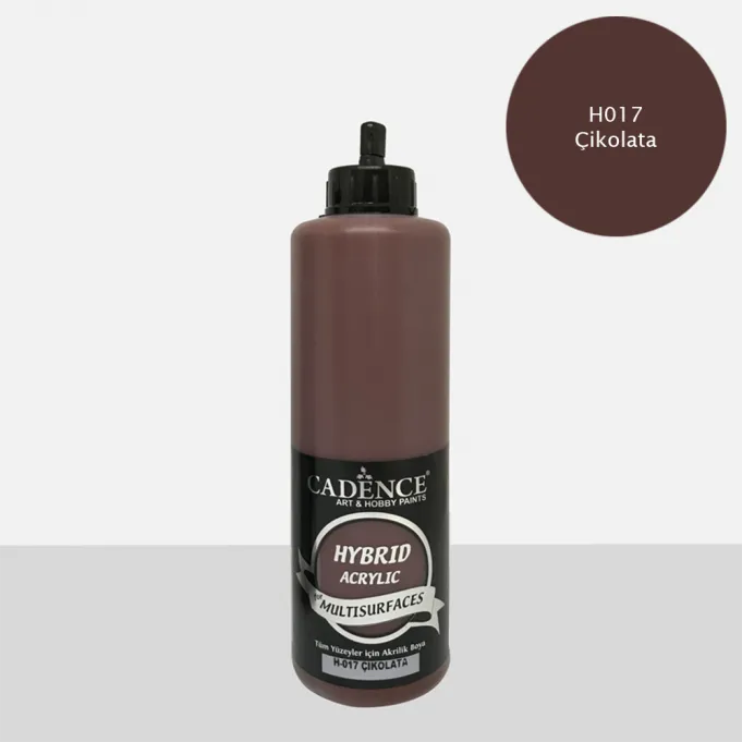 Cadence - Cadence Hybrid Multisurfaces Akrilik Boya – H017: ÇİKOLATA 500ml