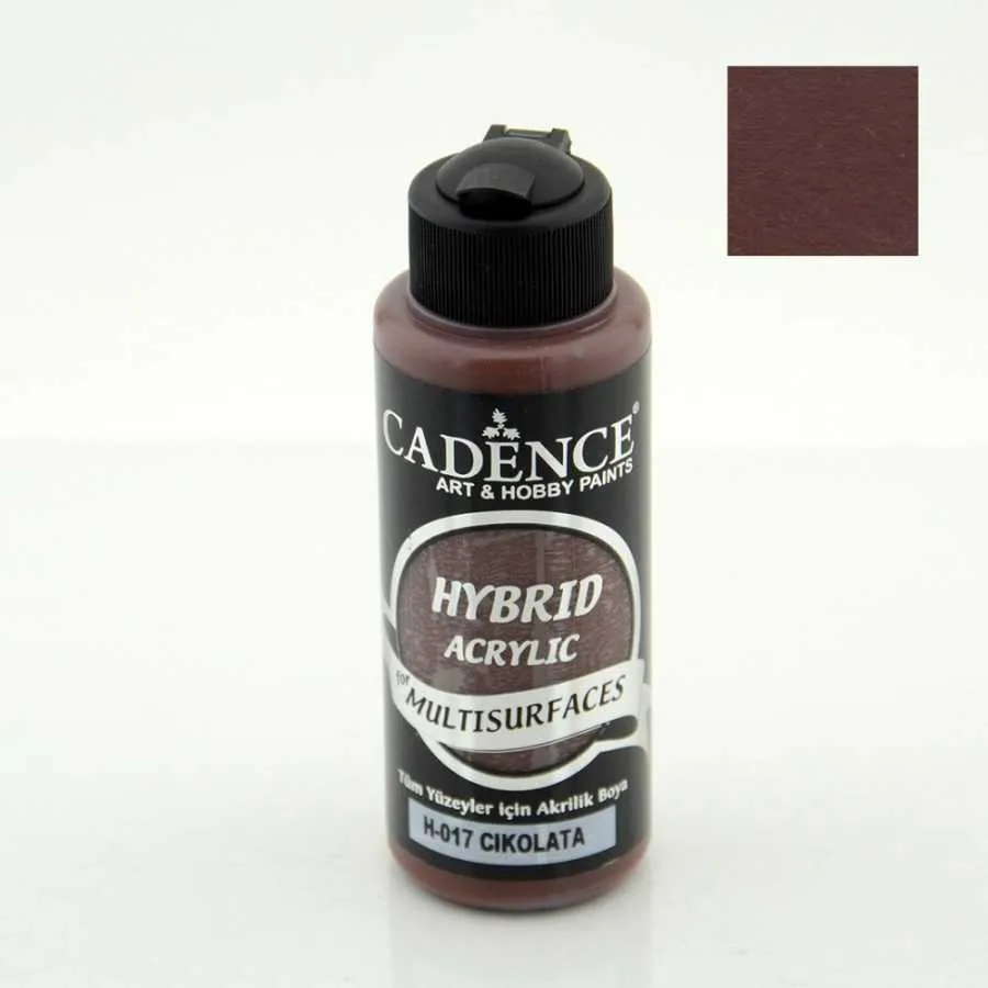 Cadence - Cadence Hybrid Multisurfaces Akrilik Boya – H017:ÇİKOLATA 120ml