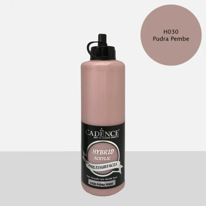 Cadence Hybrid Multisurfaces Akrilik Boya – H030:PUDRA PEMBE 500ml - 1