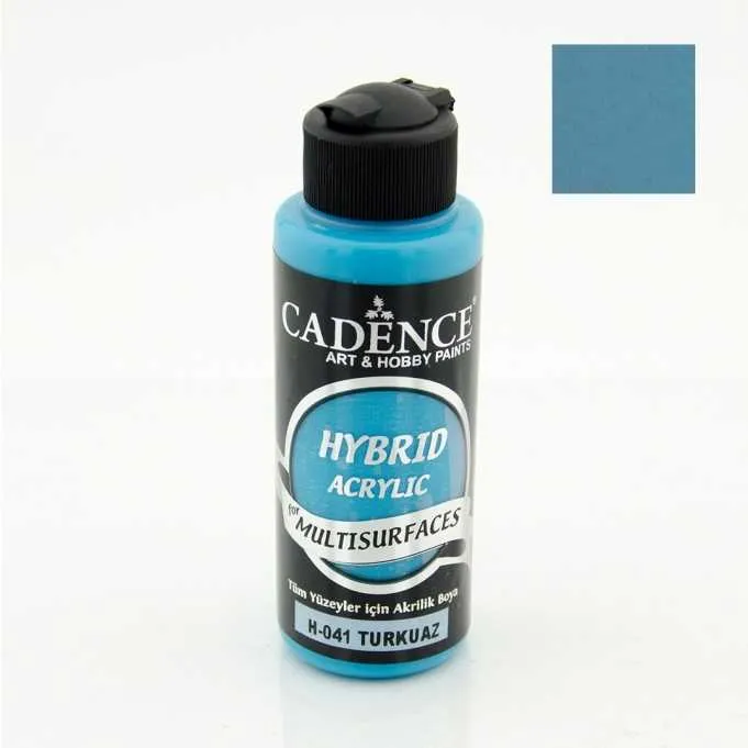 Cadence - Cadence Hybrid Multisurfaces Akrilik Boya – H041:TURKUAZ 120ml
