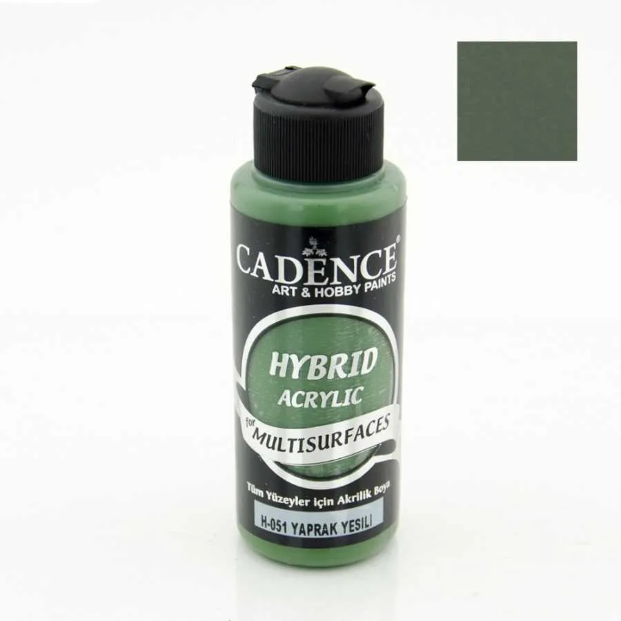 Cadence - Cadence Hybrid Multisurfaces Akrilik Boya – H051:YAPRAK YEŞİLİ 120ml