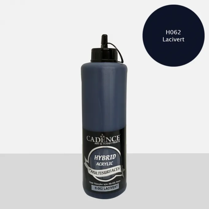 Cadence - Cadence Hybrid Multisurfaces Akrilik Boya – H062:LACİVERT 500ml