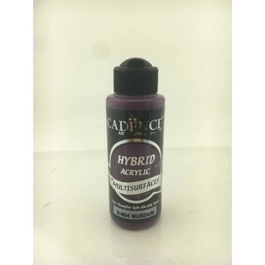Cadence Hybrid Multisurfaces Akrilik Boya – H064:MÜRDÜM 120ml - 1