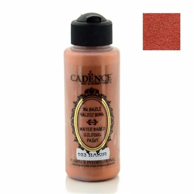 Cadence - Cadence Yaldız Metalik Boya – 103:BAKIR 120ml