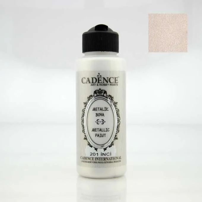 Cadence - Cadence Metalik Sedefli Boya – 201:İnci 120ml