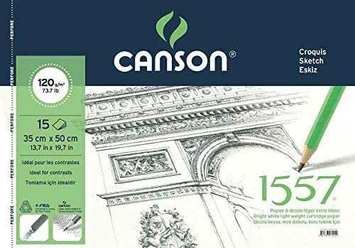 Canson - Canson 120gr. Eskiz Defteri 35x50 15yp.