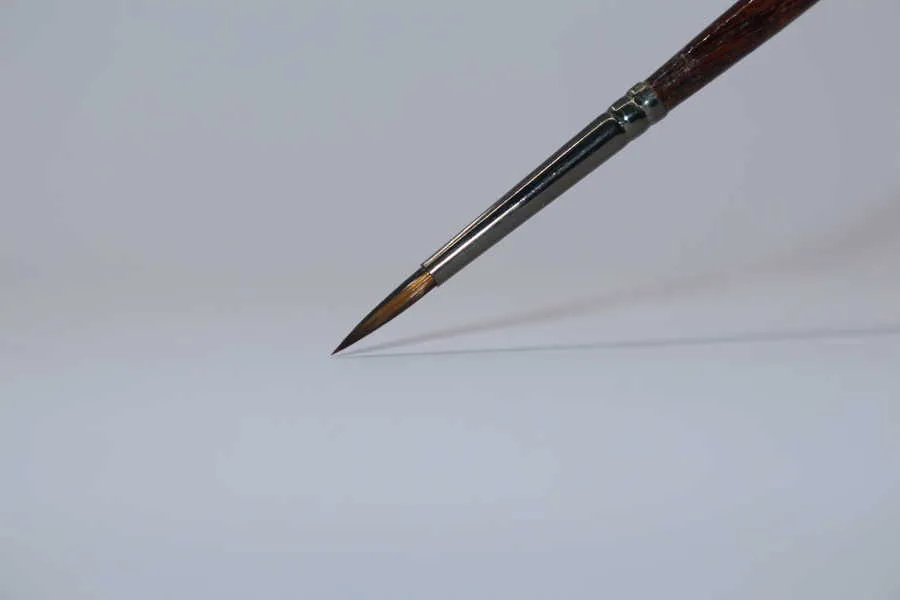 Cenova Art N123 Sentetik Uzun Sap Yuvarlak Uçlu Fırça N:0 - Thumbnail