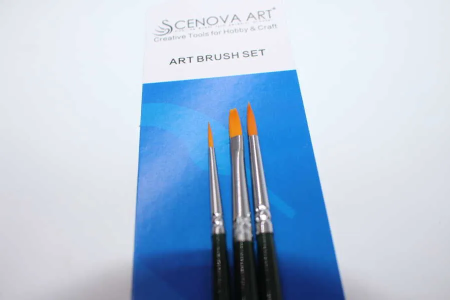 Cenova Art Set 216 - 3'lü Fırça Seti