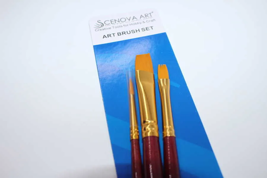 Cenova Art - Cenova Art Set 25 - 3'lü Fırça Seti