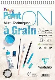 Clairefontaine Start Paint on a Grain A4 Eskiz Defteri 160gr - 30 Yaprak