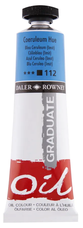 Daler Rowney - Daler Rowney Graduate Yağlı Boya 38ml - Coeruleum Hue 112