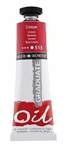 Daler Rowney - Daler Rowney Graduate Yağlı Boya 38ml - Crimson 513