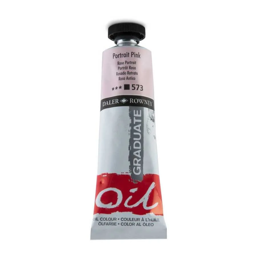 Daler Rowney - Daler Rowney Graduate Yağlı Boya 38ml - Potrait Pink 573