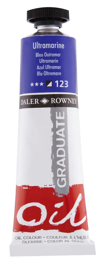 Daler Rowney - Daler Rowney Graduate Yağlı Boya 38ml - Ultramarine 123
