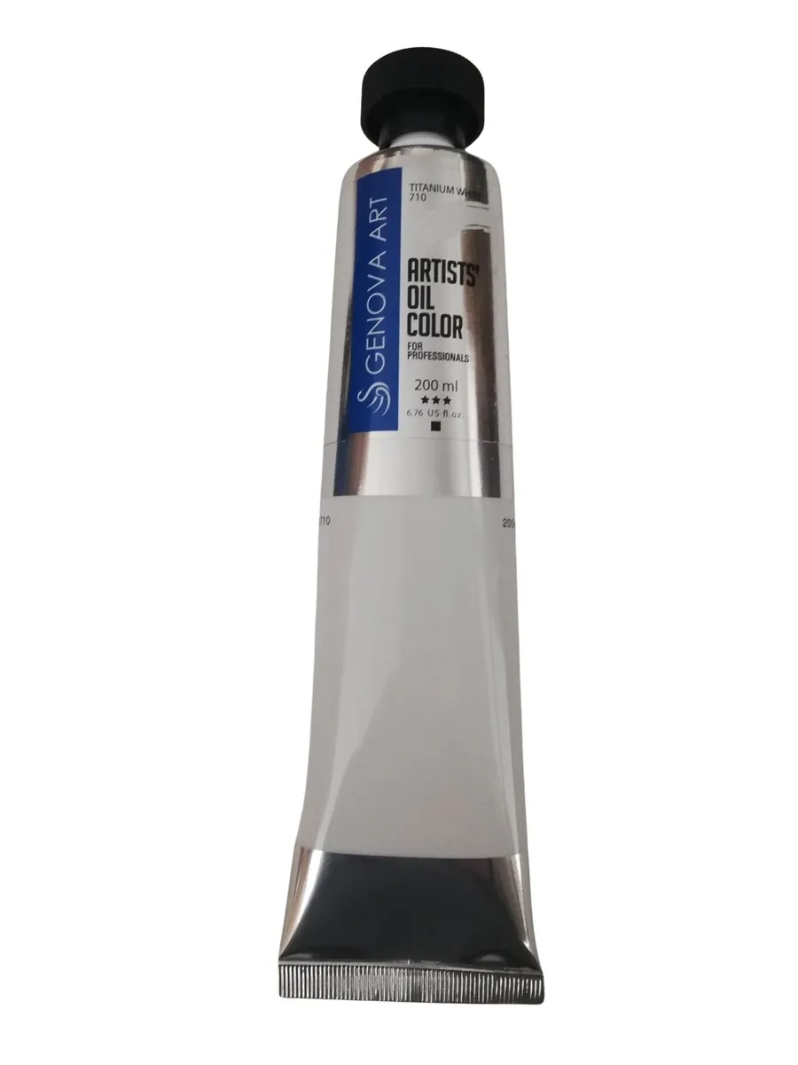 Genova Art Yağlı Boya 200ml - Tıtanıum Whıte 710 - 1
