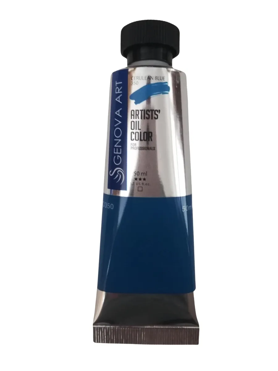 GENOVA ART - Genova Art Yağlı Boya 50ml - Cerulean Blue 350