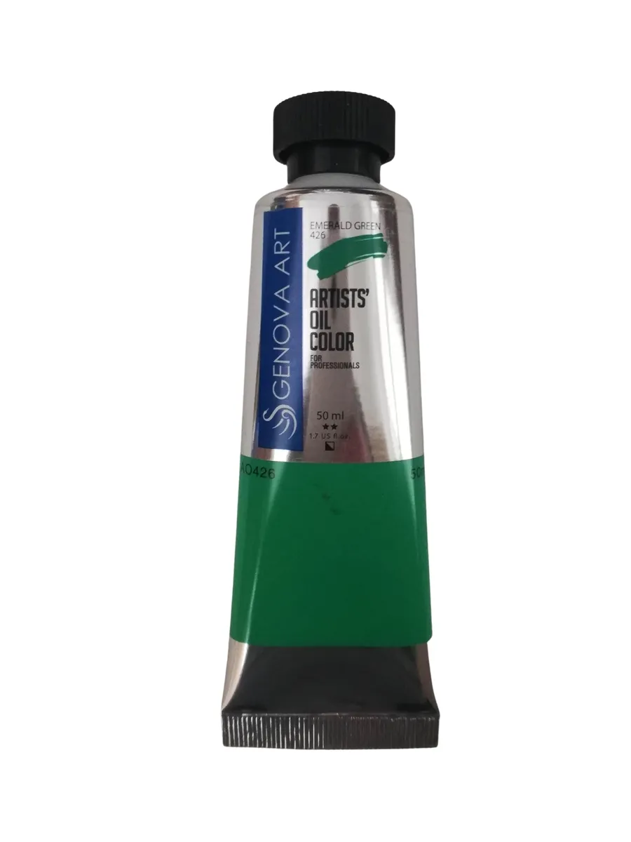 GENOVA ART - Genova Art Yağlı Boya 50ml - Emerald Green 426