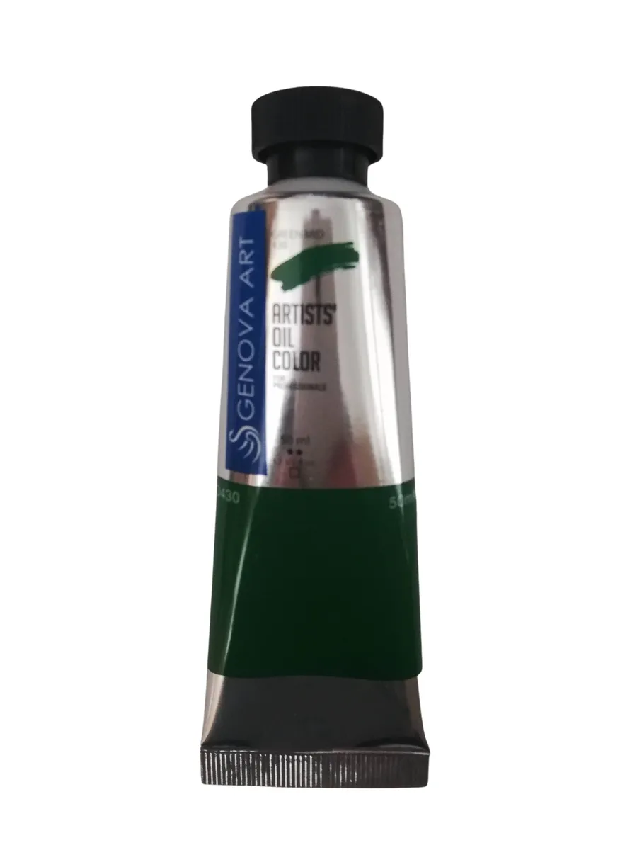 GENOVA ART - Genova Art Yağlı Boya 50ml - Green Mid 430