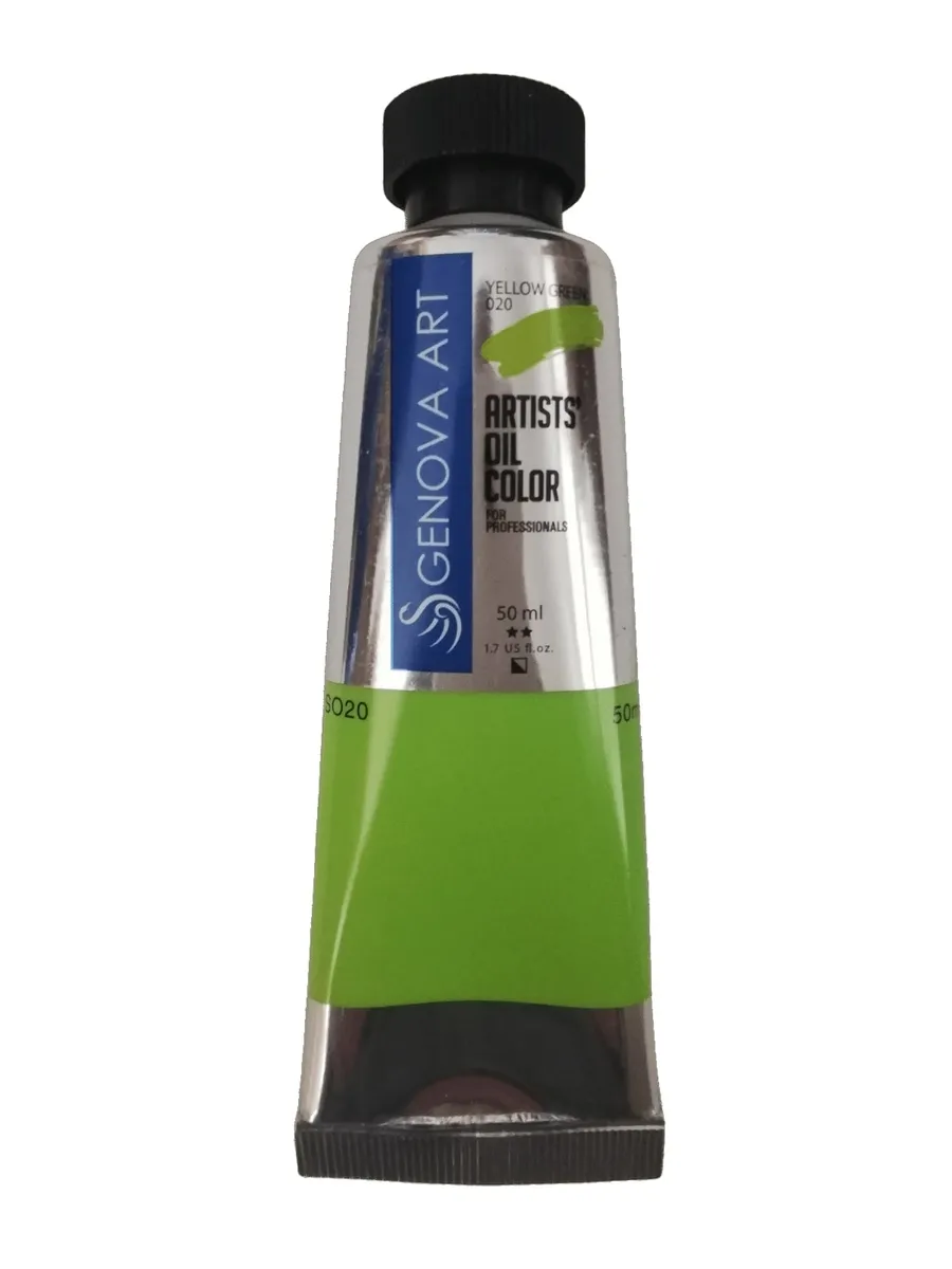 GENOVA ART - Genova Art Yağlı Boya 50ml - Yellow Green 020