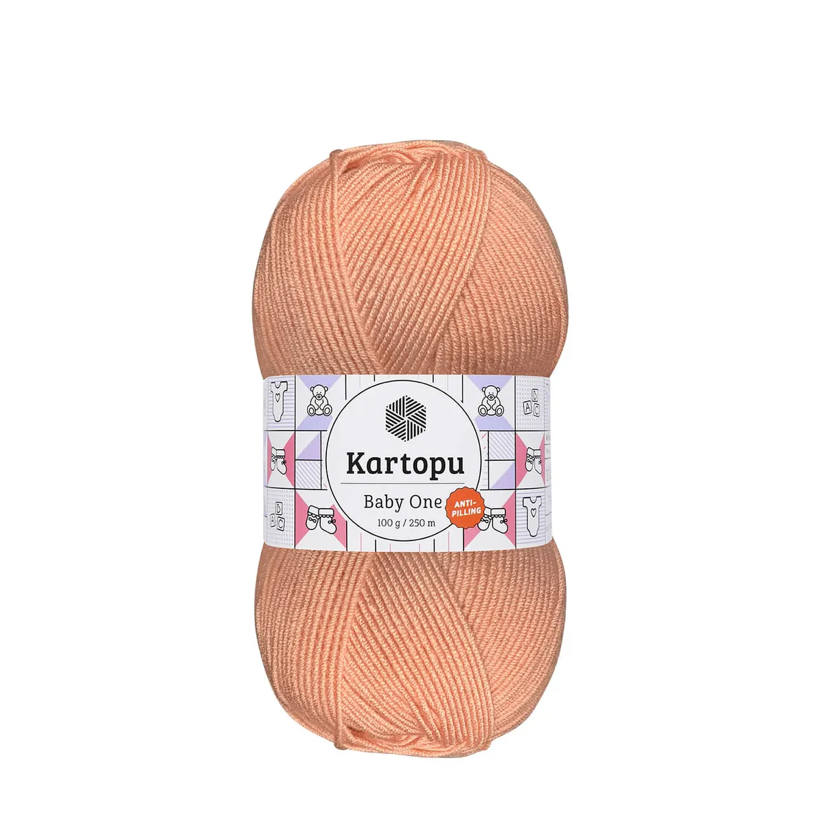 Kartopu Baby One El Örgü İpi AÇIK PEMBE K253 - 1
